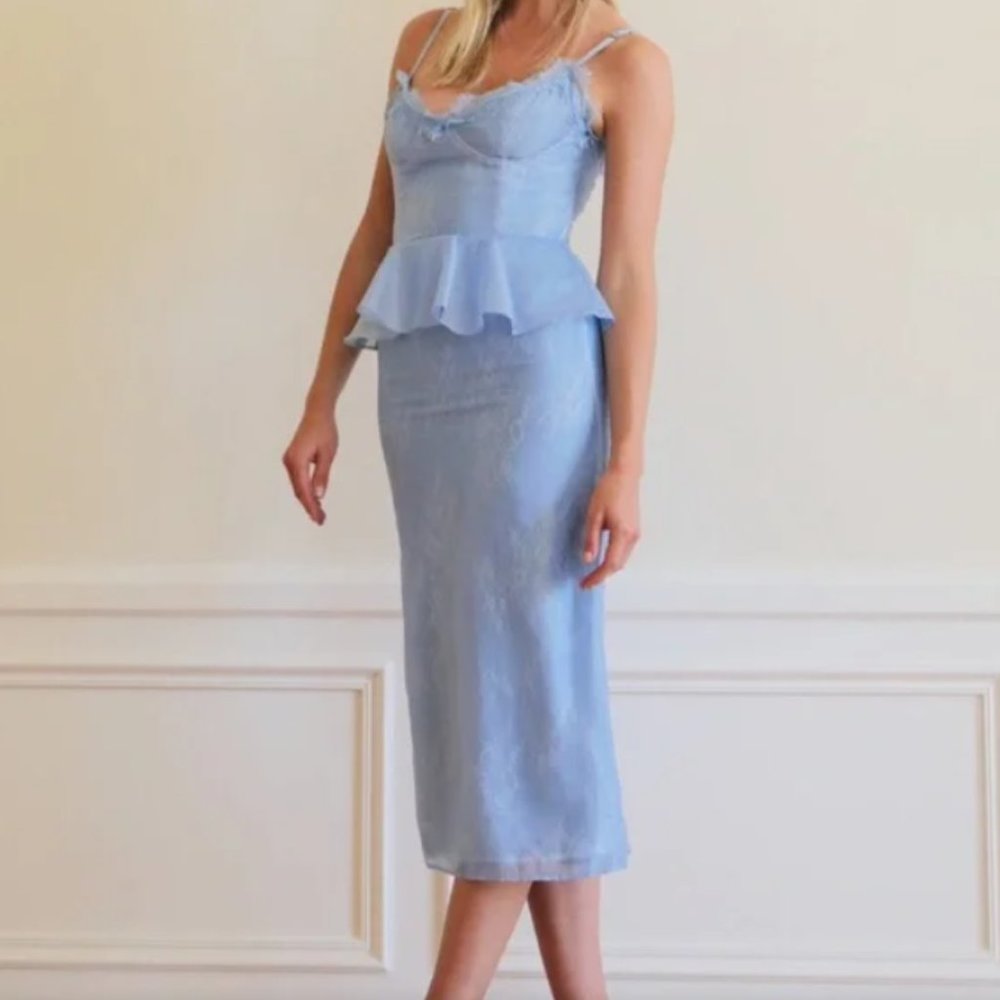 V. Chapman ViVi Dress in Brunnera Blue